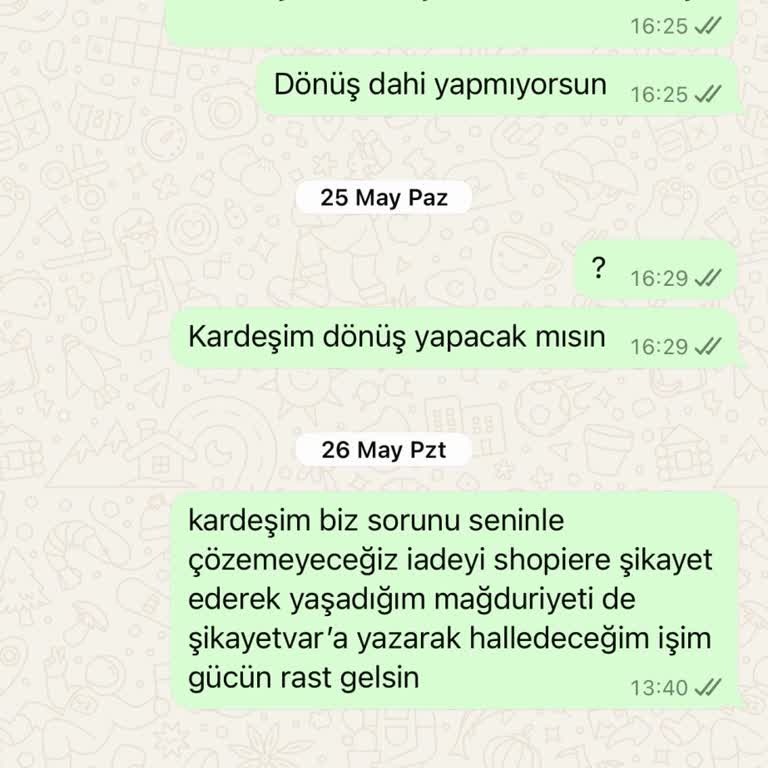 Shopierden Alınan Defolu Ürün Sonrası Para İadesi Yapılmıyor