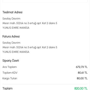 İade İşleminde Fazla Kargo Kesintisi Ve Yetersiz Müşteri Desteği