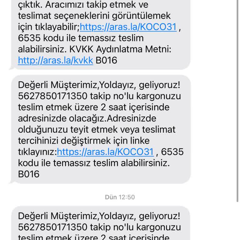Yanıltıcı Teslimat Bildirimi Ve Tatil Sonrası Kargo Mağduriyeti