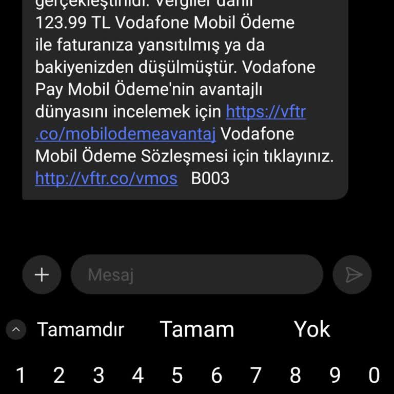 Bilgim Dışında Yapılan Mobil Ödeme İşlemi Ve Ücret İadesi Talebi