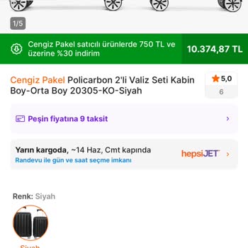 Trendyol'dan Aldığım İkili Valiz Seti Eksik Gönderildi, İade Süreci Ve Fiyat Farkı Hayal Kırıklığı Yarattı