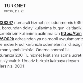 40 Gündür İnternet Yok, Arıza Çözülmedi, Fatura Ve Kısıtlama Mesajı Geldi