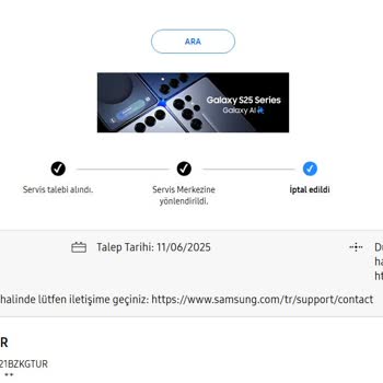 Samsung Telefon Servisi Ekran Sorunumda Yardımcı Olmadı