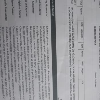 Reeder Garanti Kapsamındaki Telefonumun Batarya Sorununa Çözüm Bulunmadı