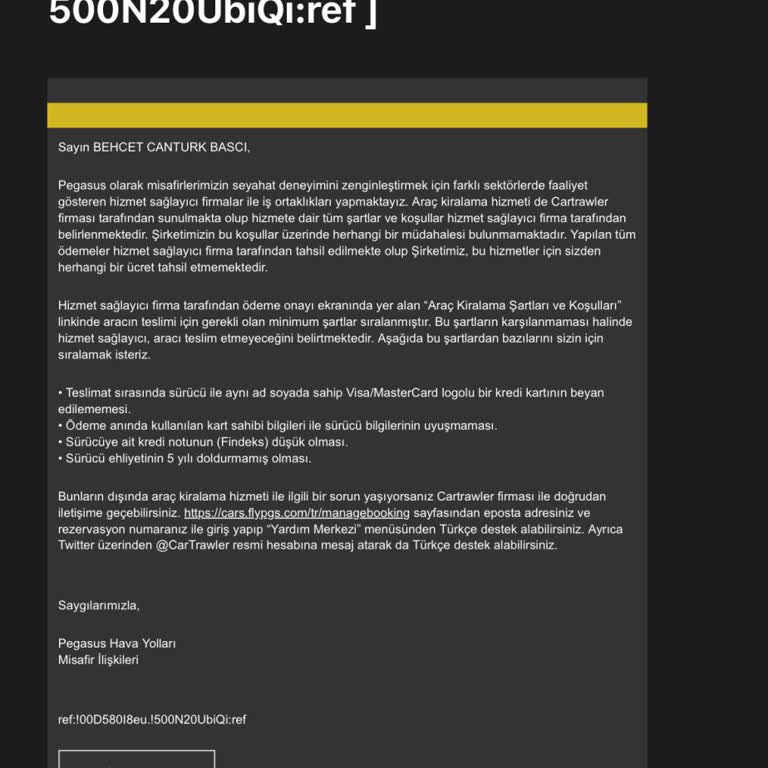 Pegasus Üzerinden Kiralanan Araçta İki Kez Sigorta Zorunluluğu Ve İlgisizlik