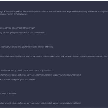 Satıcıdan Ve Destekten Yanıt Alamadım, Sipariş Mağduriyetim Giderilmiyor