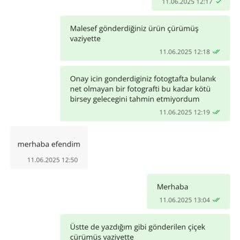 Siparişimde Yanlış Ve Kusurlu Ürün Gönderimi, Destek Alamadım