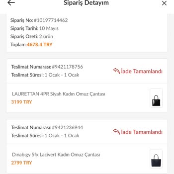 İade Ücretim Bankaya Yatmadı, Mağduriyetim Giderilmiyor