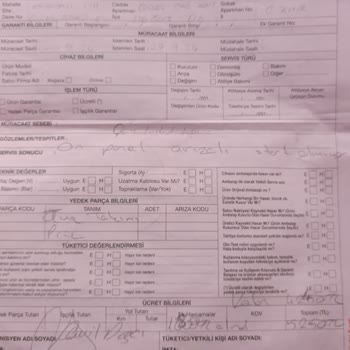 Kısa Sürede Tekrarlayan Ön Panel Arızası Ve Yüksek Onarım Ücreti