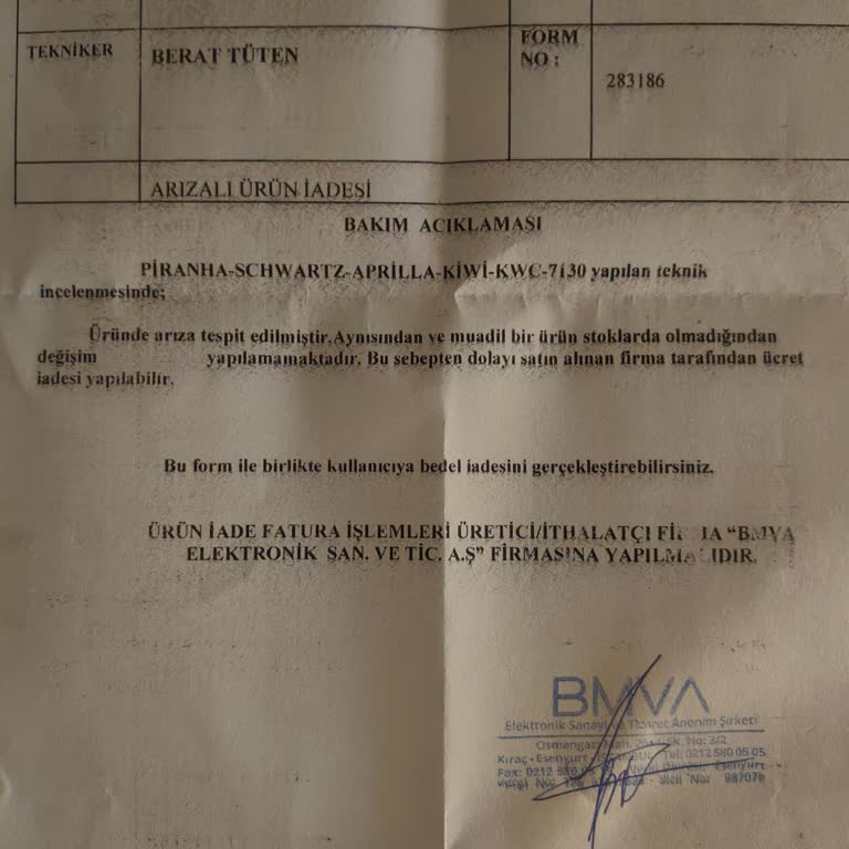 İade Talebim Reddedildi, Çözüm Sunulmadı