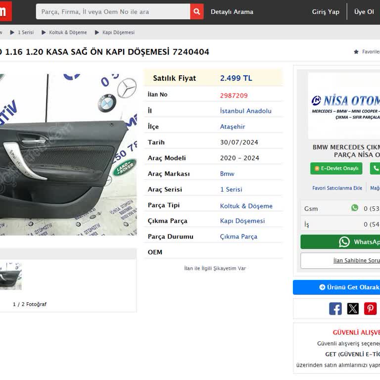 Nisa Otomotiv Fiyat Konusunda Yanılttı