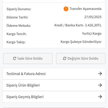 Sipariş Verdiğim Ürün Teslim Edilmedi Firma İletişime Geçmiyor