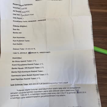 Ödemem Alındı, Hizmet Ve İade Sağlanmadı