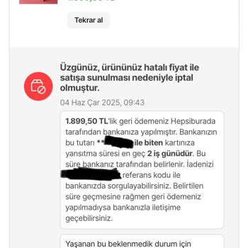 Hatalı Fiyat Gerekçesiyle İptal Edilen Siparişim Mağduriyetimi Artırdı