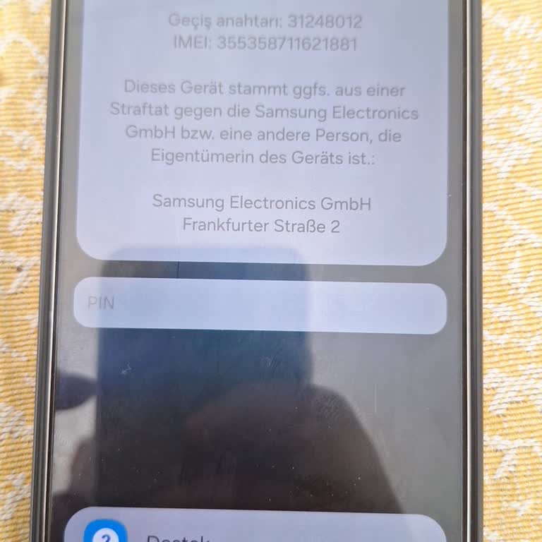 S24 Ultra IMEI Pin Sorunu: Yardım Talebi