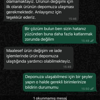 Yanlış Teslimat Sonrası Değişim Ve İade Sürecinde Yaşanan İletişim Sorunları