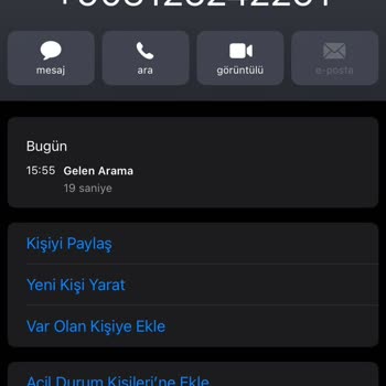 03125242291 Şüpheli Arama Ve Rahatsızlık Şikayeti