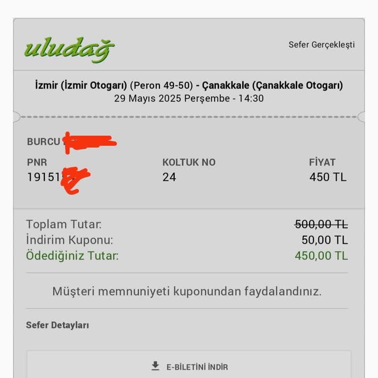 Açık Bilet Hakkında Yanıltıcı Bilgilendirme Ve Mağduriyet