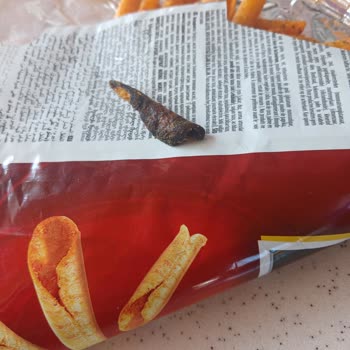 Patos Rolls Cipsin İçinden Yanık Ve Kırık Parçalar Çıktı