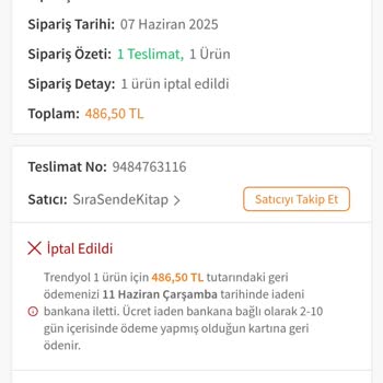 Siparişim Fiyat Artışı Nedeniyle Keyfi Olarak İptal Edildi