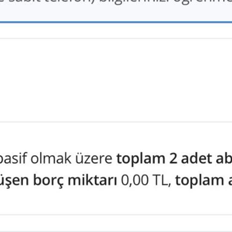 Numara Taşıma Sonrası 6800 Lira Fatura Şoku Ve Müşteri Hizmetlerine Ulaşamama