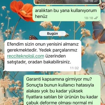 Roborock S7 Pro Ultra'da Kısa Sürede Silikon Deformasyonu Ve Garanti Sorunu