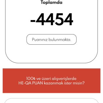 Heqa Puanlarım Sıfırlandı, Alışverişim Engellendi