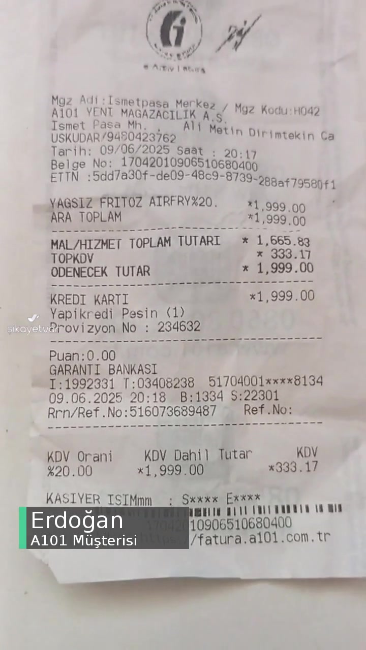 A101 Yağsız Fritöz Dün Aldım Çalışmadı Artı Kullanma Kılavuzu Yok! videonun kapak resmi