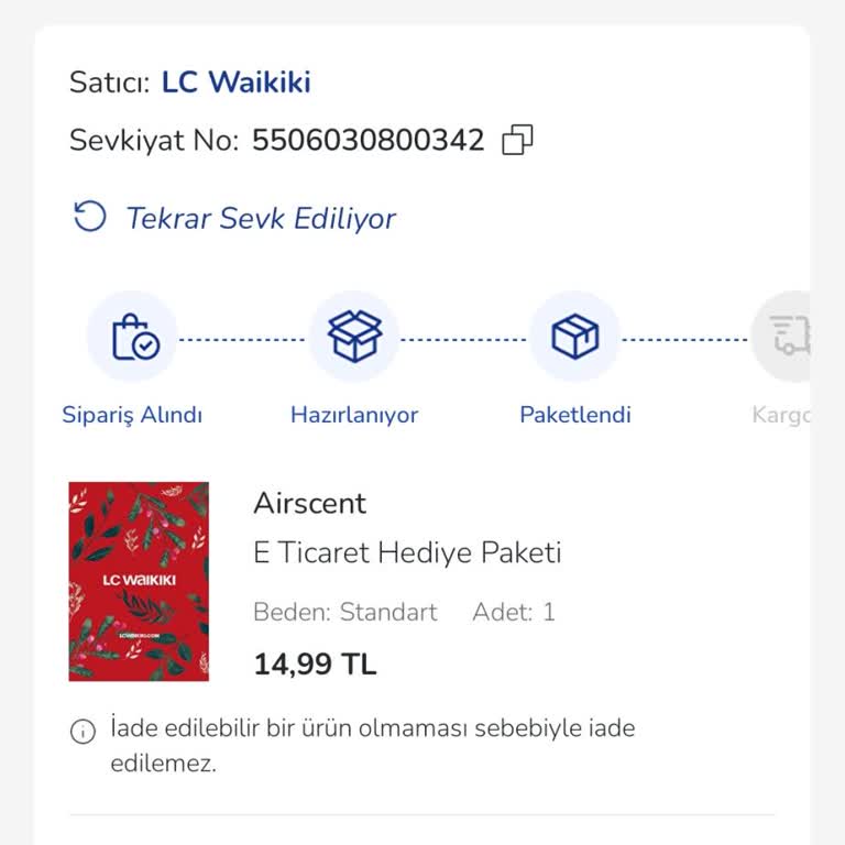 LCW Babalar Günü Hediyesi Teslim Edilmeden Geri İade Edildi!