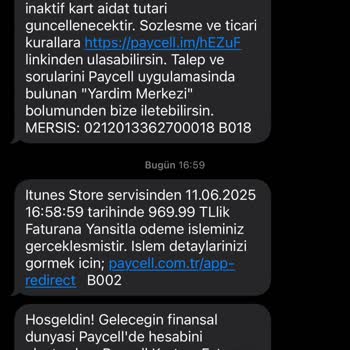 Habersiz Yıllık Abonelik Ücreti Çekildi İade İstiyorum