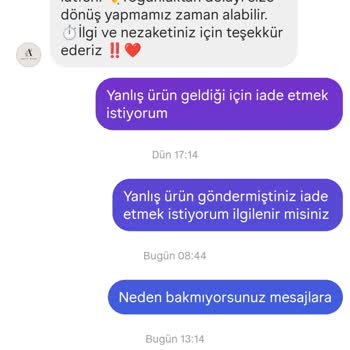 Yanlış Ve Kullanılmış Ürün Gönderimi, İade Sürecinde İlgisizlik