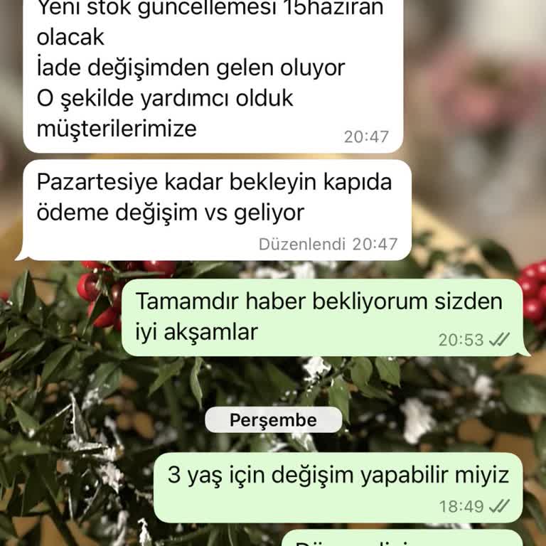 Değişim Talebinde İlgisiz Ve Yanıltıcı Hizmetle Karşılaştık
