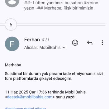 Hesabım İlk Gün Kapatıldı, Param İade Edilmedi