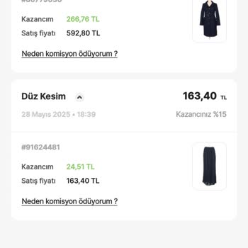 Gardırop Uygulamasında Eksik Kazanç Ve İletişim Sorunları Yaşadım