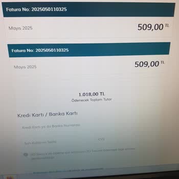 Fiber İnternet Faturasında Hatalı Çift Ücretlendirme Şikayeti