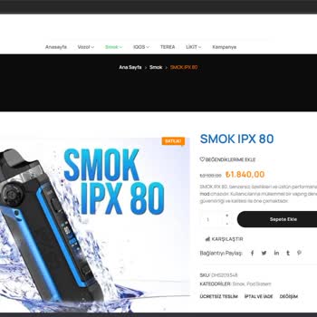 Smokfiyat.com E-sigara Alışverişimde Yaşadığım İletişim Ve Güven Sorunu