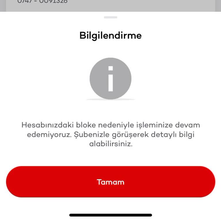Yurt Dışında Yaşayan Müşterinin Bloke Nedeniyle Hesabını Kapatamaması