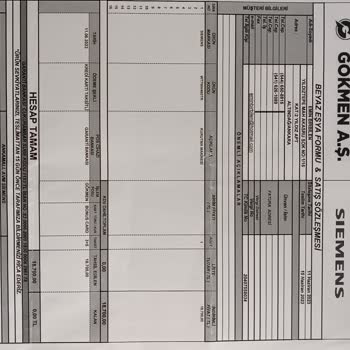 Çamaşır Kurutma Makinesi Alt Aparatı Teslim Edilmedi