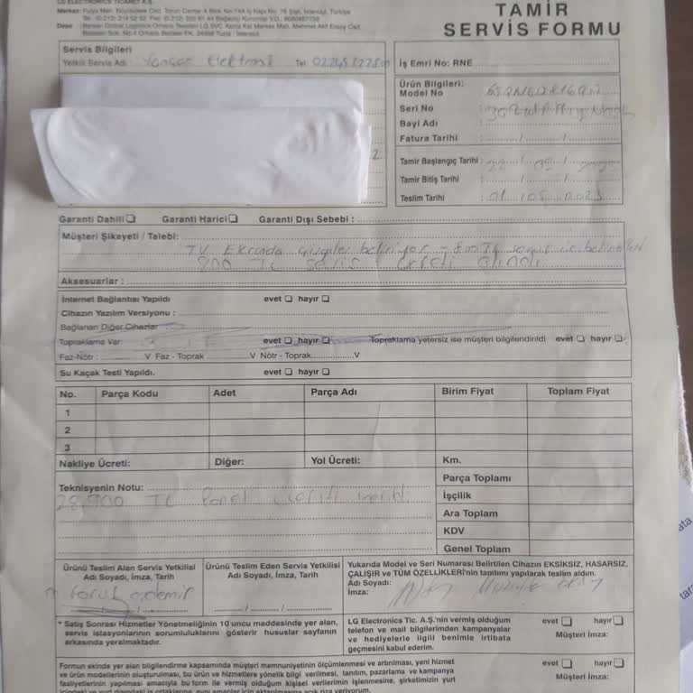 Garanti Biter Bitmez Panel Arızası Ve Yüksek Onarım Ücreti Şoku