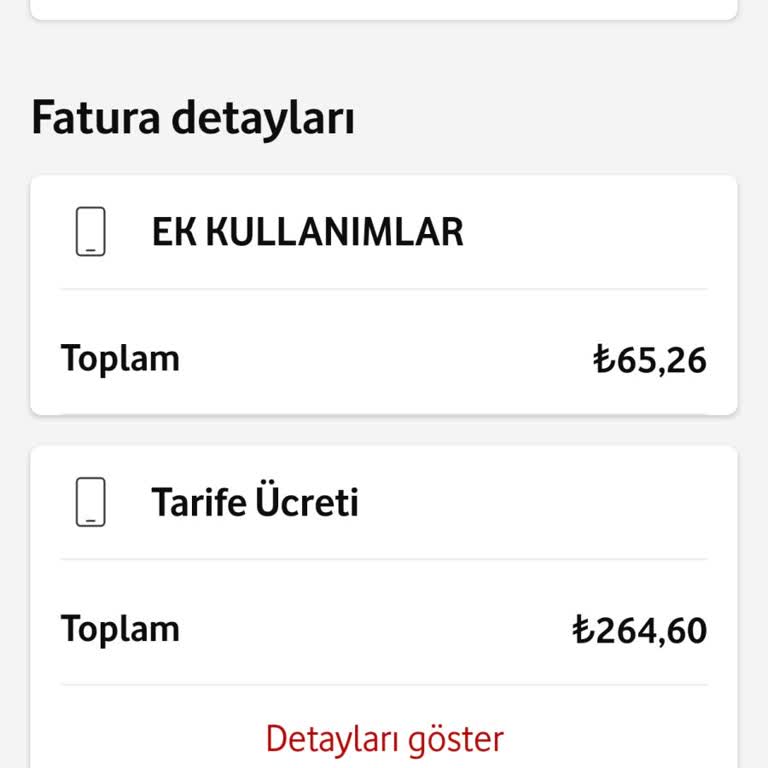 Vodafone Hattımda Açıklanamayan Ek Kullanım Kesintileri