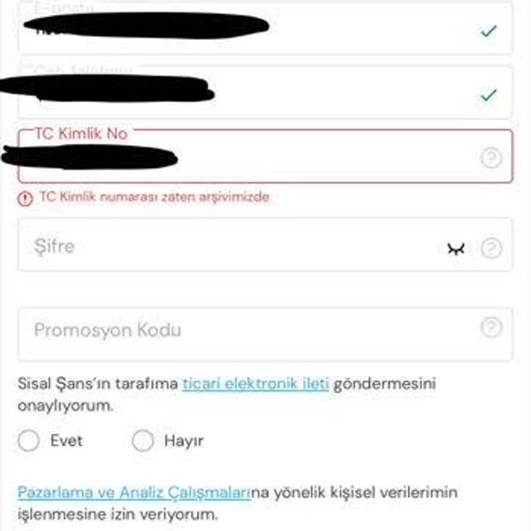 Milli Piyango Uygulamasında Üyelik Engeli Ve Kayıt Sorunu