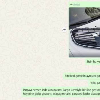 Yanlış Parça Gönderildi, Mağdur Edildim