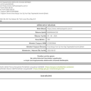 Yanlış Parça Gönderildi, Mağdur Edildim