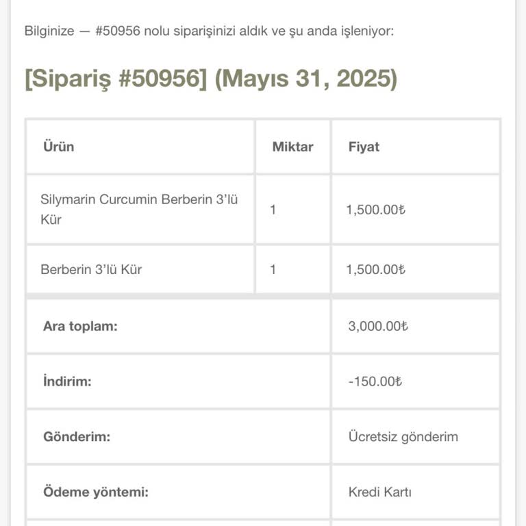 Live Yourself Cell Reprogramming Siparişim Gönderilmiyor