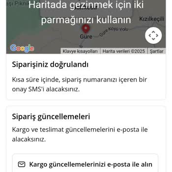 Ürünümün Durumu Hakkında Bilgi Alamıyorum