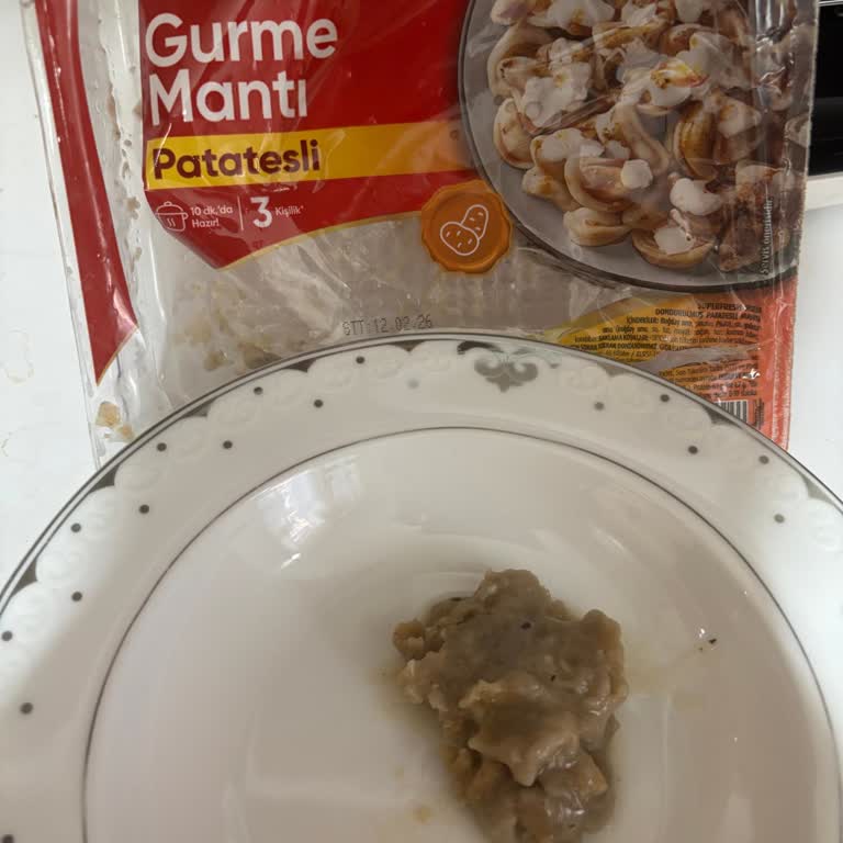 Satın Alınan Patatesli Mantının Kalite Sorunu