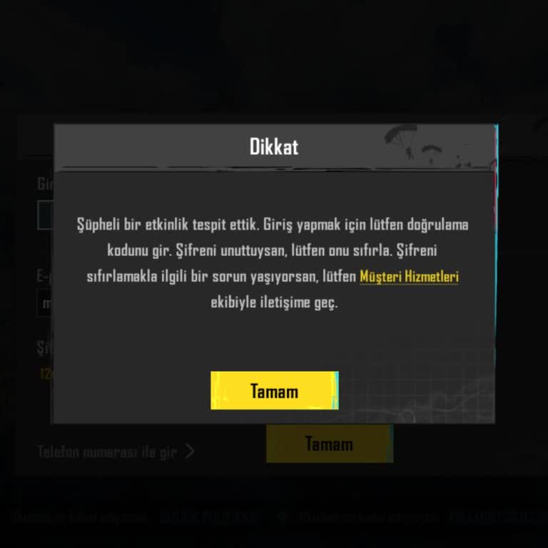 Satın Aldığım PUBG Hesaplarına Erişim Sağlayamıyorum, İade Talebim Var