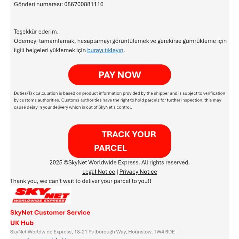 Next Türkiye Siparişim Gümrükte Takıldı Ek Ücret İsteniyor