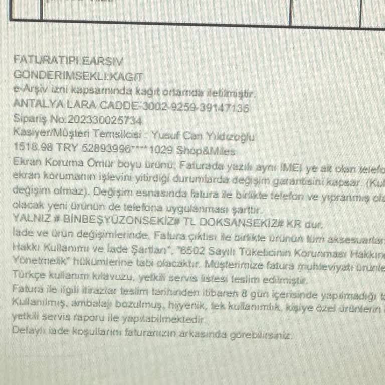 Teknosa Şubeleri Arasında Ekran Koruyucu Garanti Sorunu