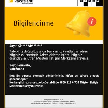 Bilgim Dışında Kredi Kartı Gönderildi, Hesabım Bloke Edildi!